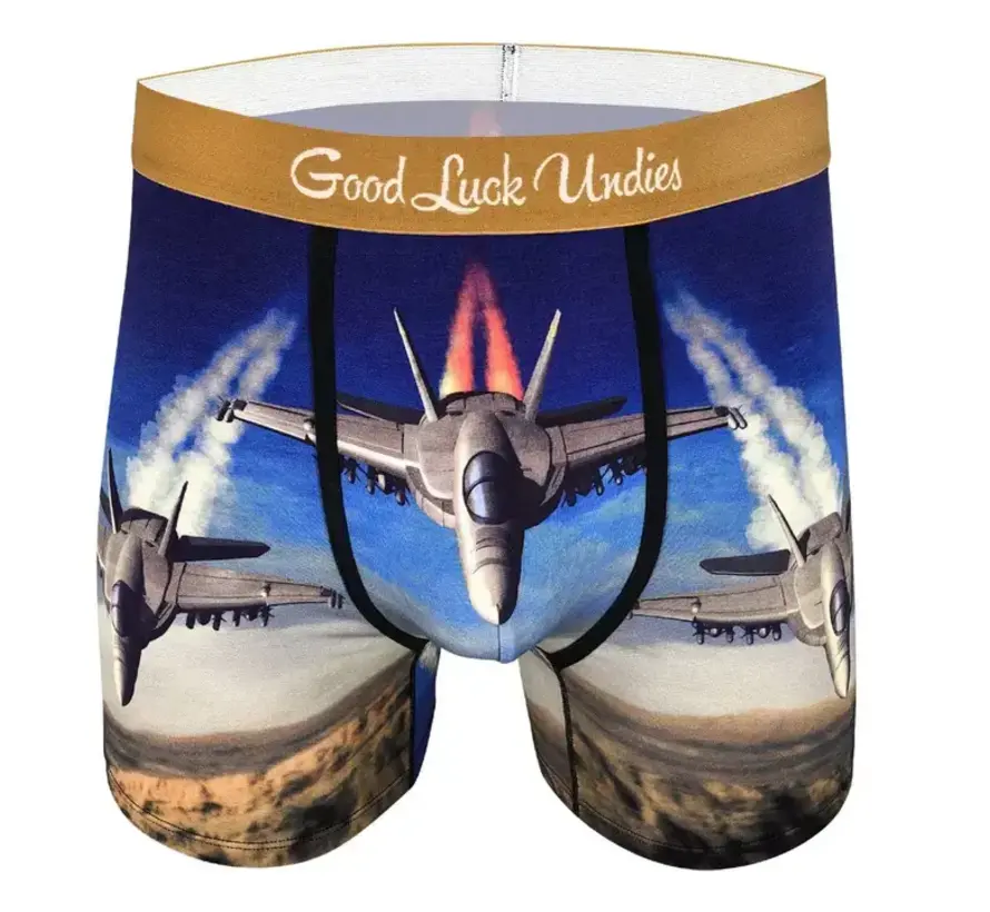 Men's FA-18 Hornet Combat Jet Underwear