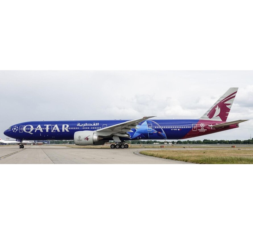 B777-300ER Qatar Airways UEFA Champions League A7-BED 1:400 +PRE-ORDER+