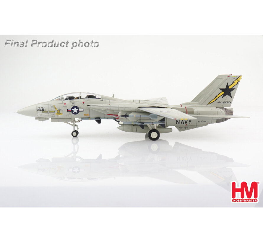 F14A Tomcat VF-33 201 USS America Snodgrass 1990 1:72 **Collection sale