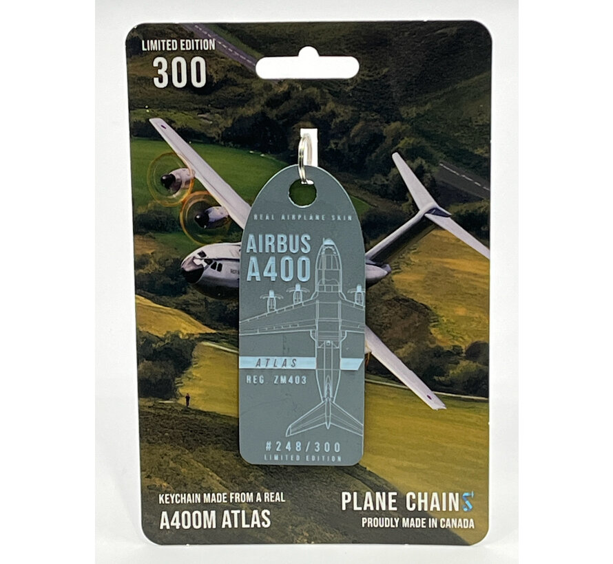 英空軍 A400M Atlas タグ キーホルダー 実機 Planechains 英空軍 A400M Atlas タグ キーホルダー 実機 Planechains - メルカリ