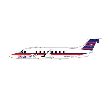 3D Design Deck B1900D US Air Express N231YV 1:200