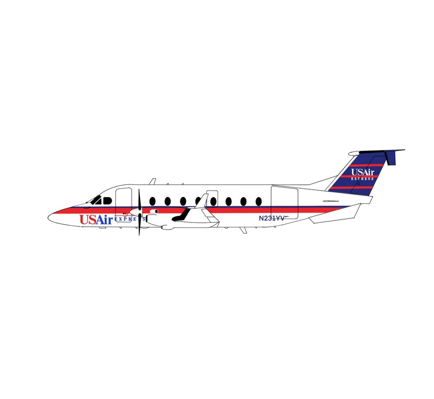 B1900D US Air Express N231YV 1:200 +New Arrival+