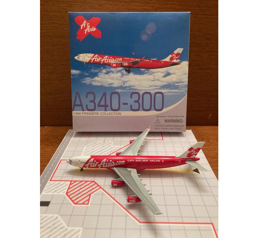 A340-300 Air Asia 9M-XAB 'Capa Best New Airline' 1:400**Collection sale