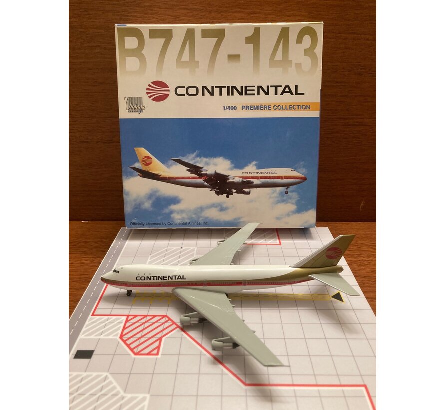 B747-100 Continental N603PE 'Red Meatball' 1:400**Collection sale