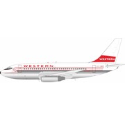 InFlight B737-200 Western Airlines N4503W 1:200 polished +PRE-ORDER+