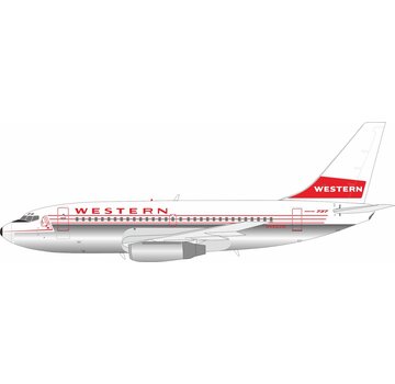 InFlight B737-200 Western Airlines N4503W 1:200 polished +PRE-ORDER+