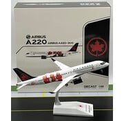 JC Wings A220-300 Air Canada Turning Red C-GVDP 1:200 with stand +NEW ARRIVAL+