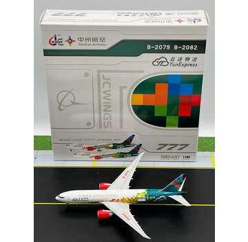 JC Wings B777F Central Airlines Yun Express B-2079 1:400 Interactive +NEW ARRIVAL+