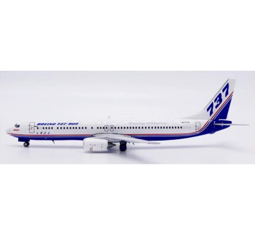 B737-900 Boeing House Colors Technology Demonstrator white hockey stick livery N737X 1:400 +PRE-ORDER+