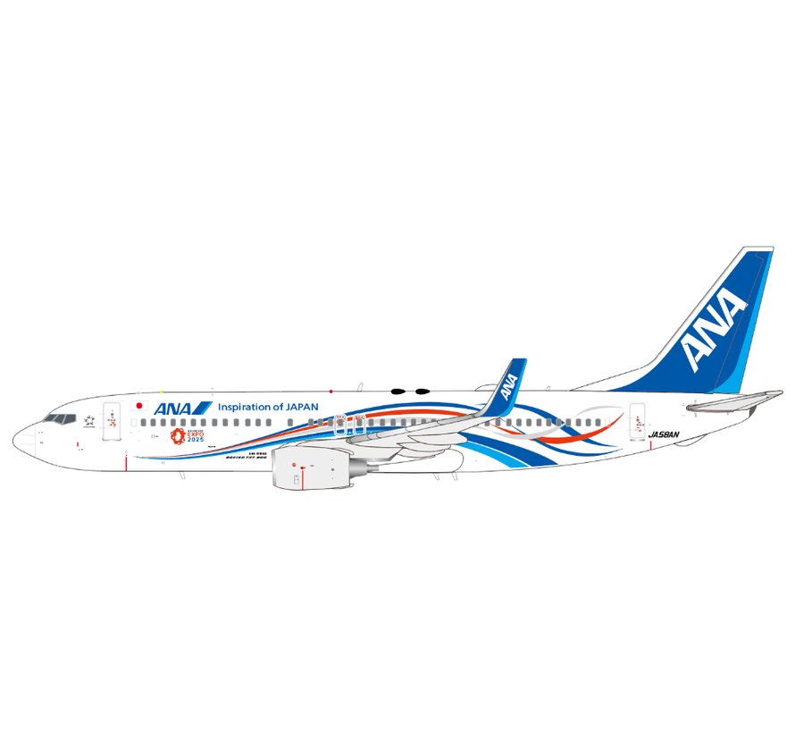 B737-800W ANA All Nippon Airway Expo 2025 JA58AN 1:200 winglets +PRE-ORDER+