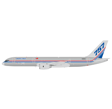JC Wings B757-200 Boeing House Colors SILVER red blue hockey stick N505EA 1:200 polished +PRE-ORDER+