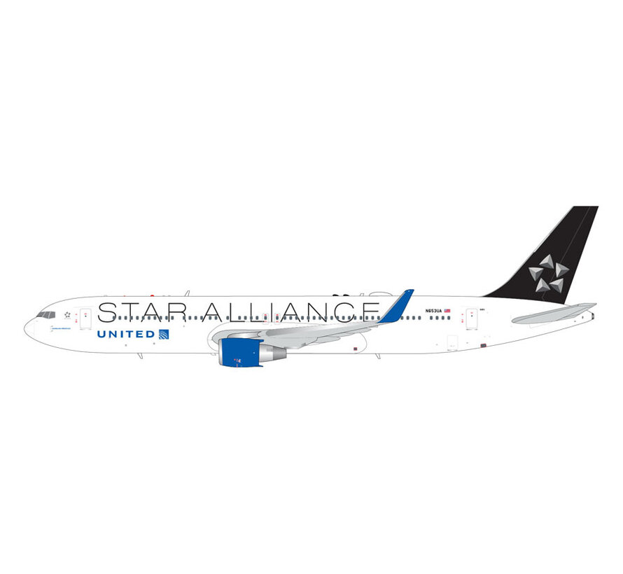 B767-300ERW United Airlines Star Alliance livery N653UA 1:200 winglets