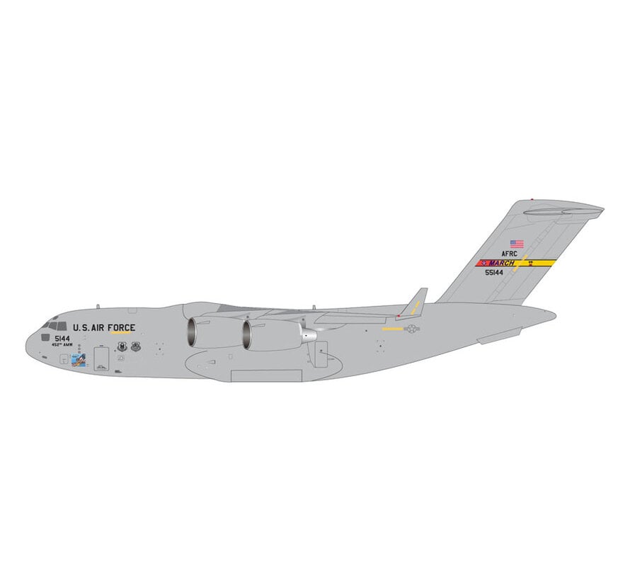 C17A Globemaster III U.S. Air Force March AFB 05- 5144  1:200 *New Arrival