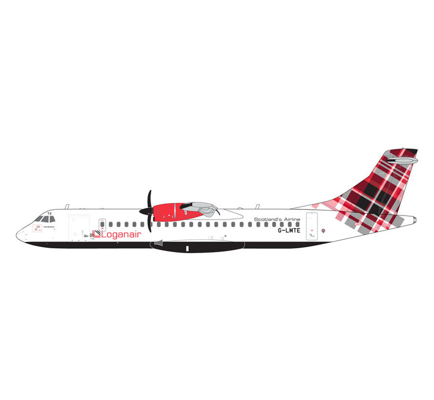 ATR72-600 Loganair red livery G-LMTE 1:200 *New Arrival