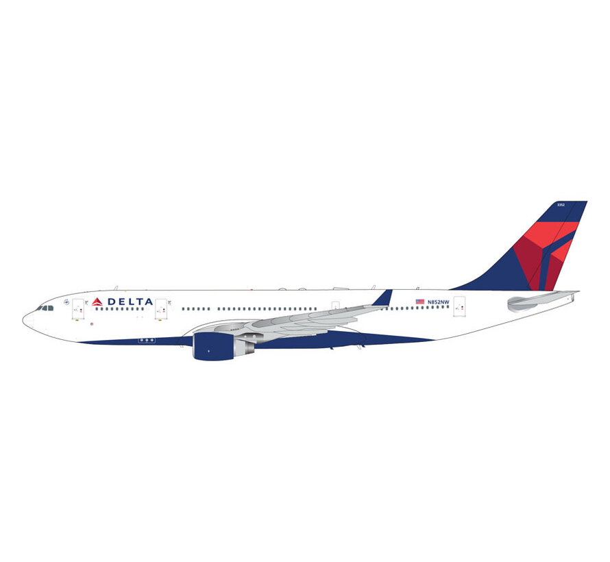 A330-200 Delta Air Lines  2007 livery N852NW  1:200 *New Arrival