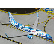Gemini Jets B737-800S Alaska Airlines  N559AS ”Salmon People” (upgrade stand) RESTOCK 1:400 * NEW ARRIVAL