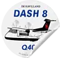 Air Canada Express jazz Dash8 Q400 Round