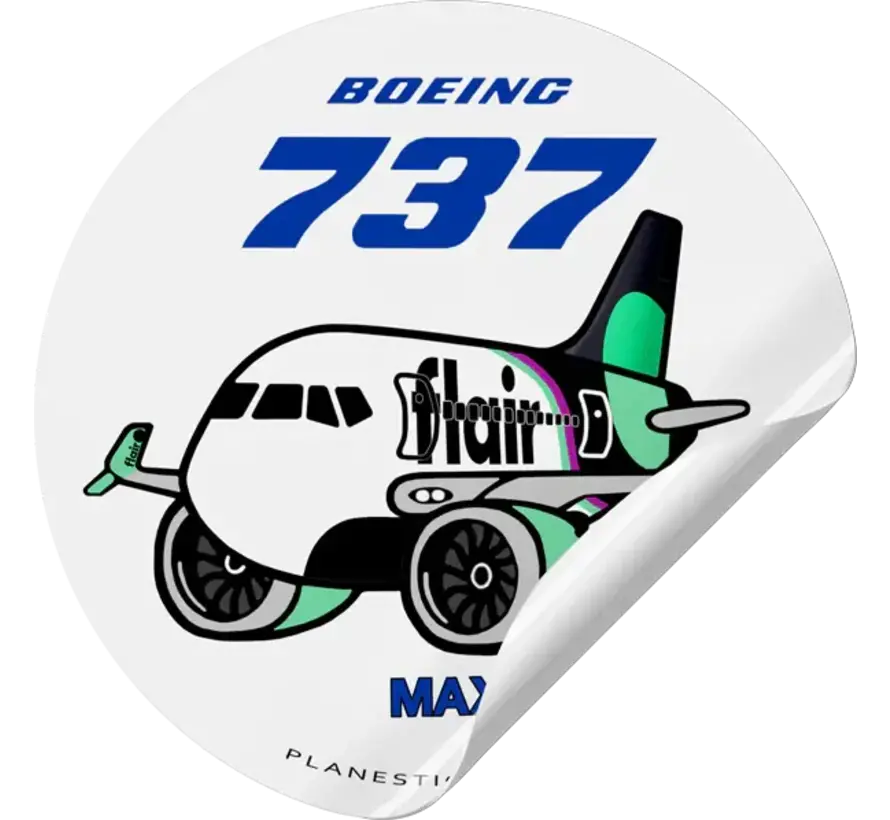 Flair B737-8 MAX Round
