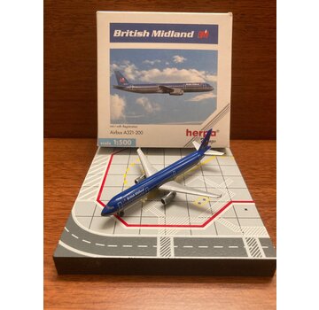 Herpa A321-200 British Midland G-MIDA 1:500**Collection sale