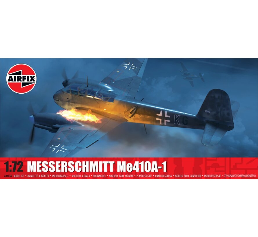 Me-410A-1 with new nose armament parts and ordnance 1:72 New 2025