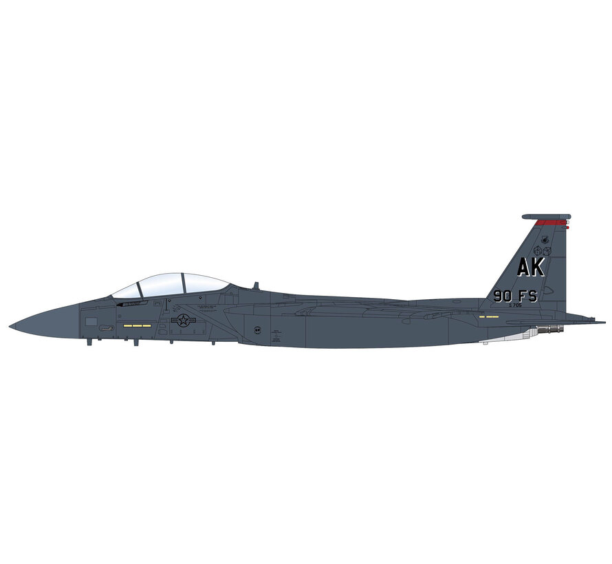 F15E Strike Eagle 90th FS AK Bossbird 88-0705 Elmendorf AFB August 2005 1:72 +pre-order+