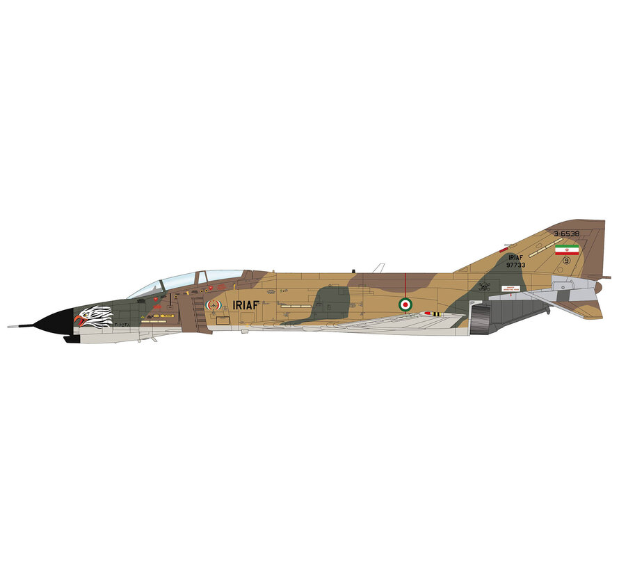 F4E Phantom II IRIAF Iranian Imperial Air Force 3-6538 97733 bird nose Iran Air Show Kish Island 2024 1:72   +PRE-ORDER+