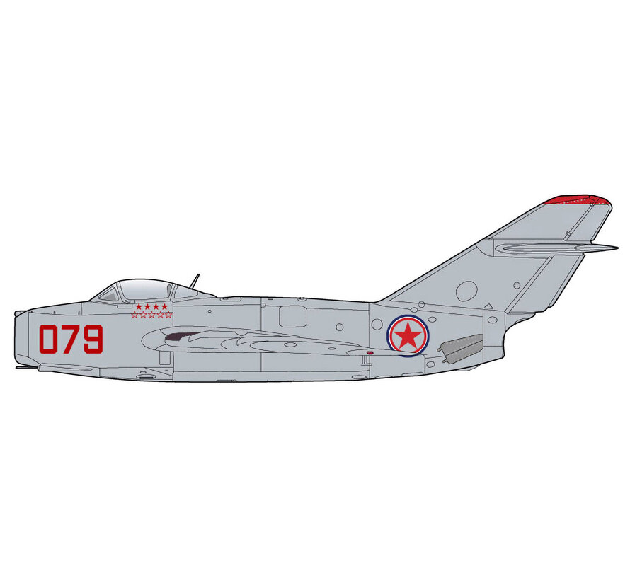MIG15bis RED 079 Chinese People's Volunteers Air Force North Korea 1950s 1:72  +PRE-ORDER+