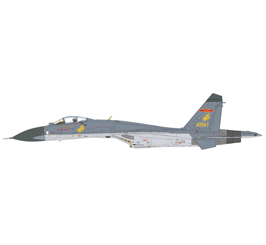 J11A Flanker Golden Helmet 40547 PLAAF May 2014 1:72 (with 1/8 scale Golden Helmet)  +PRE-ORDER+