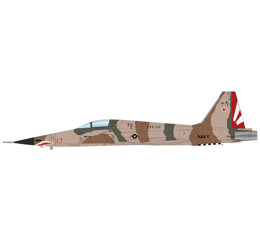 F5N RED117 VFC-111 US Navy Adversary Fighter 761533 2014 1:72  +PRE-ORDER+
