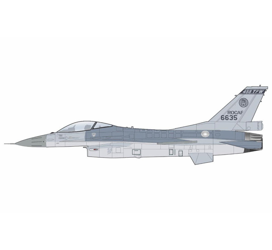 F16A Fighting Falcon 6635 22 TFG 455 TFW ROCAF 1:72 (with 10 x MK.20 cluster bombs)  +PRE-ORDER+