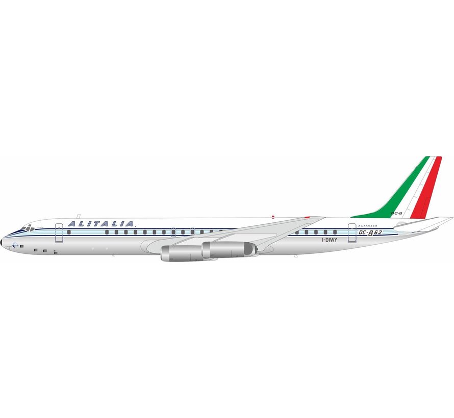 DC8-62H Alitalia old flag tail livery I-DIWY 1:200 polished +pre-order+