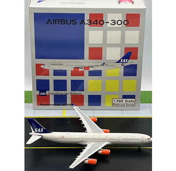 Phoenix Diecast A340-300 SAS Scandinavian old livery OY-KBD 1:400