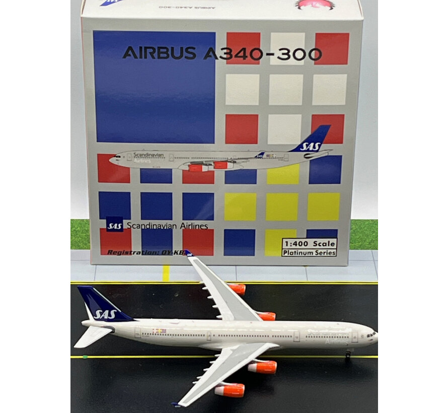 A340-300 SAS Scandinavian old livery OY-KBD 1:400 +NEW ARRIVAL+