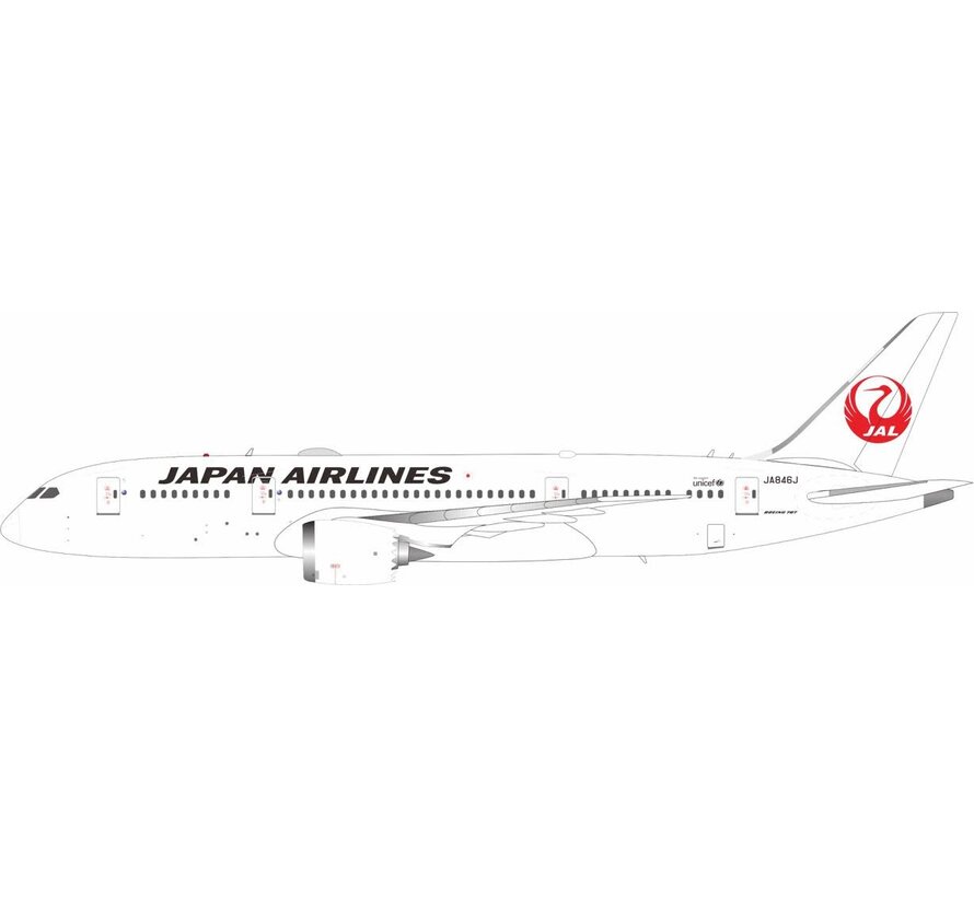 B787-8 Dreamliner JAL Japan Air Lines JA846J 1:200 +New Arrival+