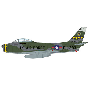 Hobby Master F86F Sabre 461st Fighter Day Squadron FU-333 USAFE 25333 West Germany 1955 1:72 +pre-order+