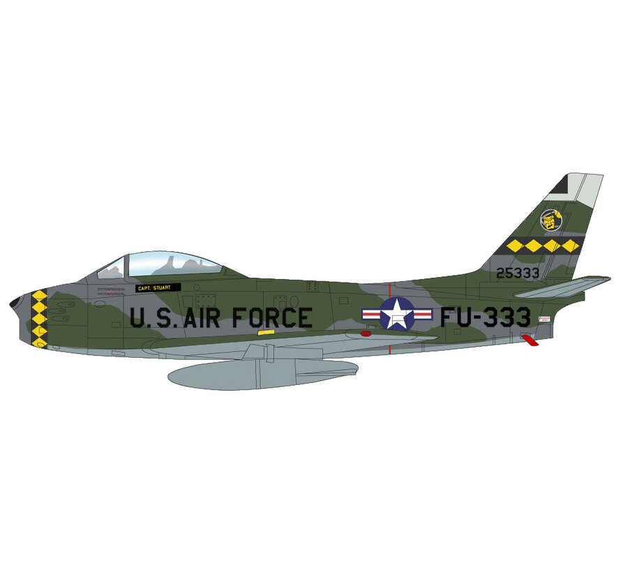 F86F Sabre 461st Fighter Day Squadron FU-333 USAFE 25333 West Germany 1955 1:72 +pre-order+