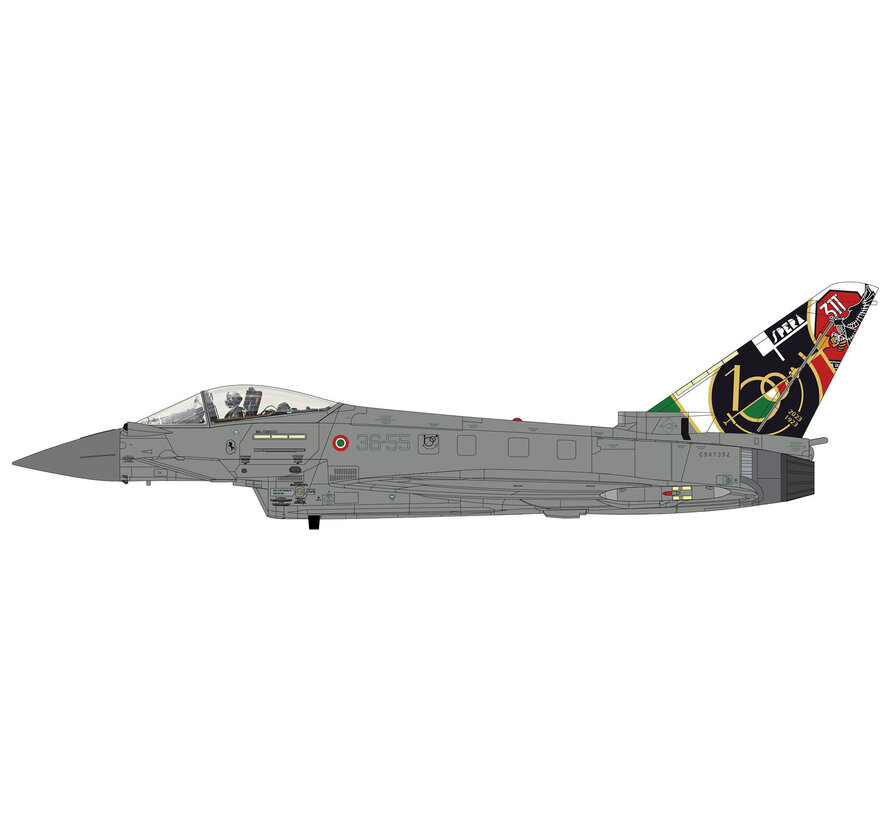 Eurofighter 311 Stormo Italian AF 100 Years 36-55 Italian Air Force RIAT 2023 1:72 +New arrival+