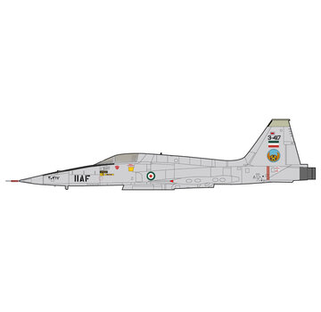 Hobby Master F5A Freedom Fighter IIAF 3-417 bare metal 1960s 1:72 +New Arrival+