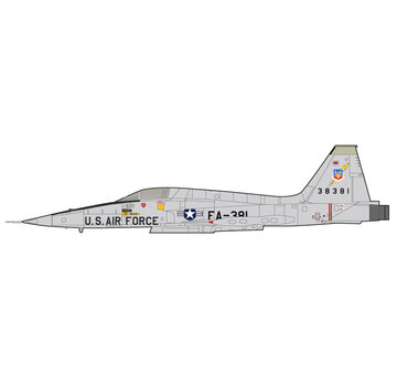 Hobby Master F5A Freedom Fighter USAF FA-381 38381 bare metal 1960s 1:72 +New Arrival+