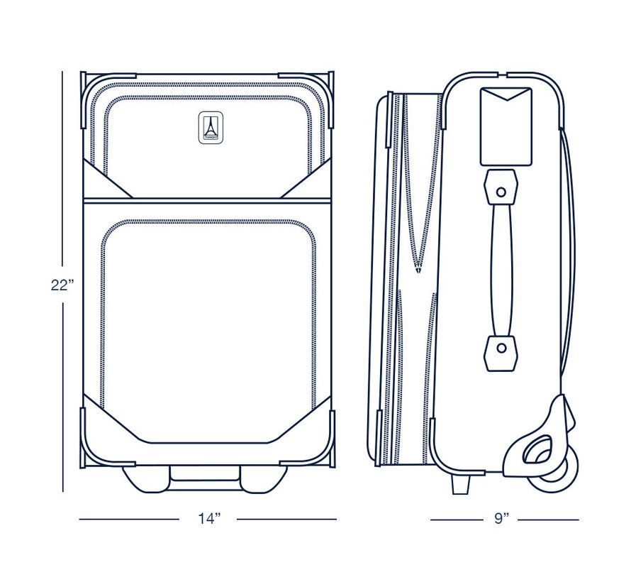 FlightCrew 5 22" Expandable Rollaboard