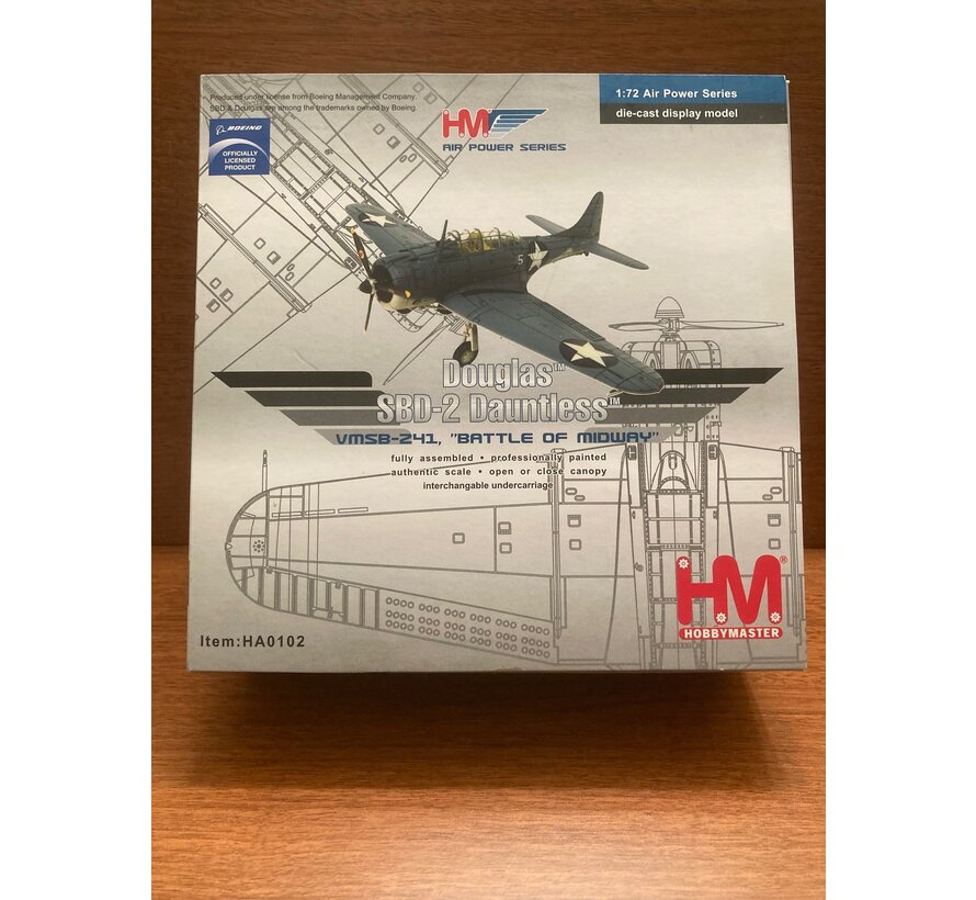 SBD-2 Dauntless VMSB-241 'Battle of Midway' 1:72**Collection sale