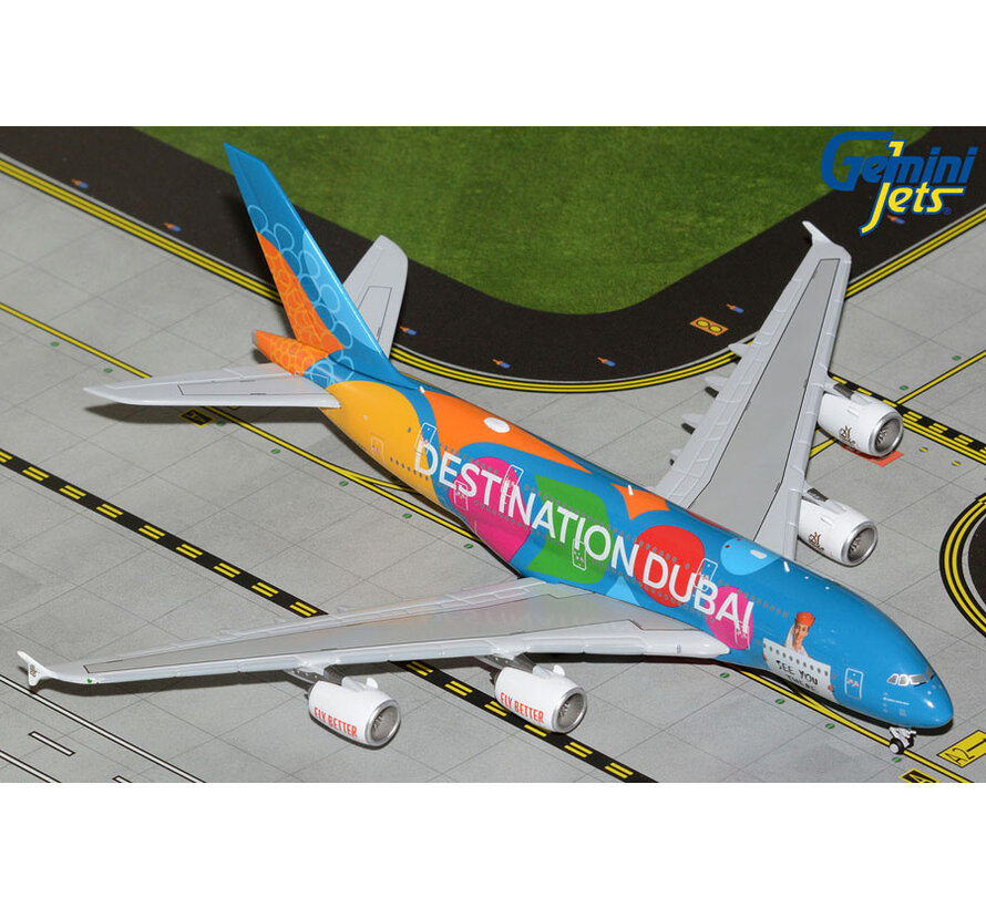 A380-800 Emirates Destination Dubai Be Part Of The Magic A6-EES 1:400 *Pre-Order