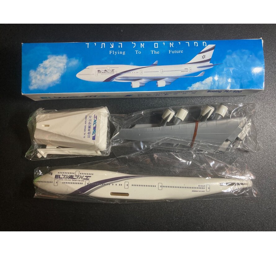 B747-400 El Al 4X-ELD 1:250 Plastic snap model**Collection sale