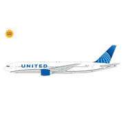 Gemini Jets B777-200ER United Airlines blue evolution livery N798UA 1:400 flaps down +New Arrival+