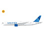 B777-200ER United Airlines blue evolution livery N798UA 1:400 flaps down +New Arrival+