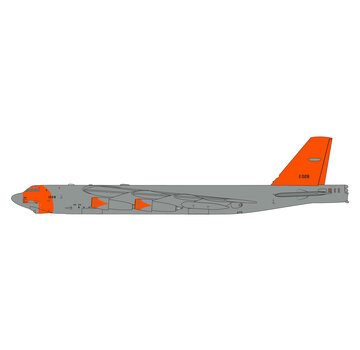 Gemini Jets B52H Stratofortress U.S. Air Force 61 0028 Wolfpack retro orange livery 1:400 +NEW ARRIVAL+