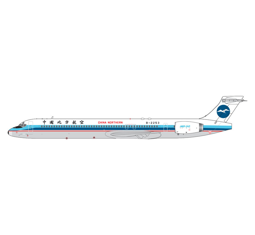 MD90-30 China Northern AL B-2253  1:400 +New Arrival+