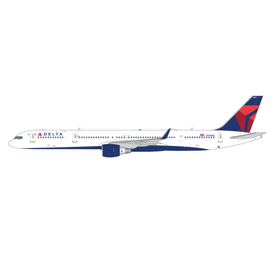 B757-300W Delta Air Lines 2007 livery N595NW 1:400 winglets +New Arrival+