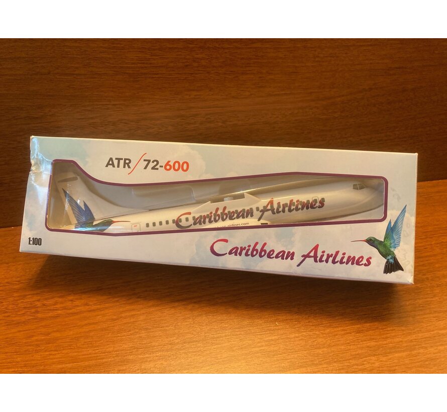 ATR72-600 Caribbean Hummingbird old livery 1:100 w/stand [corporate]**Collection sale