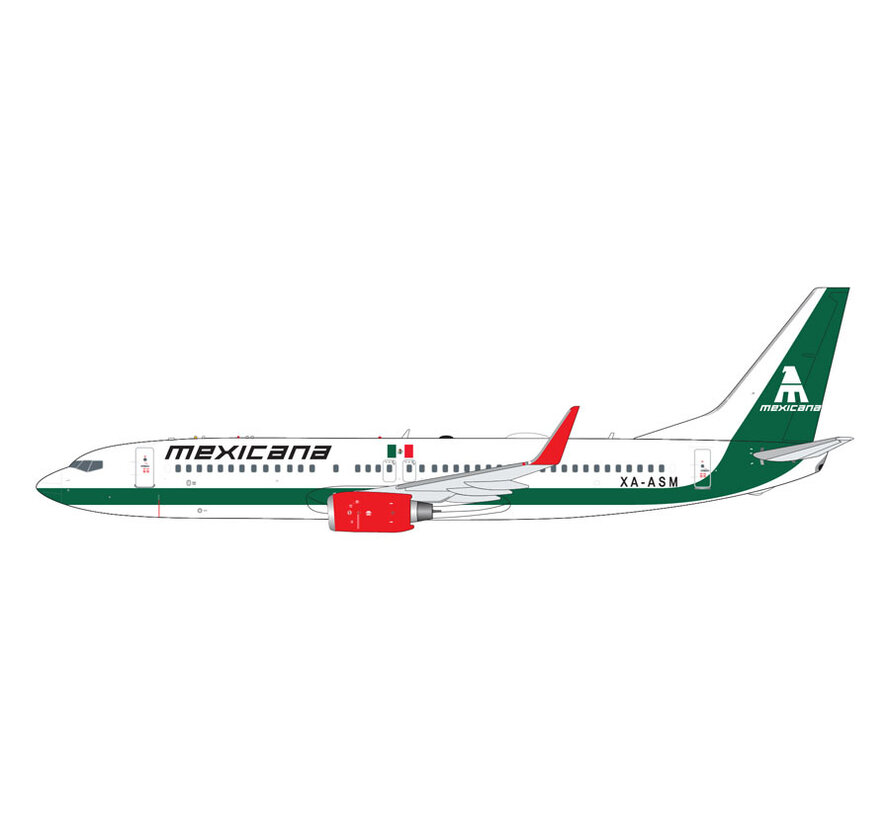B737-800W Mexicana XA-ASM 1:400 **Collection sale